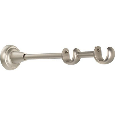 Тримач для карниза Cardinal подвійний набірний d19/19 мм сатин нікель