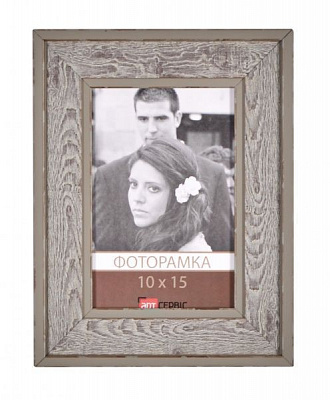 Рамка для фото Арт-Сервіс ЭА-01330 10x15 см серый/старая древесина 