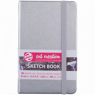 Блокнот для графіки Rosa Talent Shiny Silver 9x14 см 9314041M
