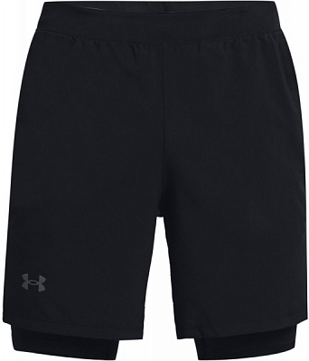 Шорти Under Armour UA LAUNCH 7'' 2-IN-1 1361497-001 р. L чорний