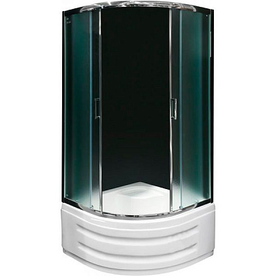 Душова кабіна Polaris Madeira 90x90 профіль хром, скло матове