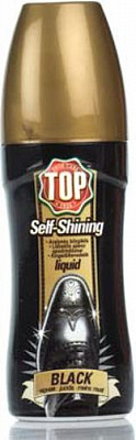 Крем для взуття TOP рідкий глянцевий 75 мл чорний