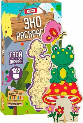 Набор Strateg Эко-раскраска Лягушка 5030