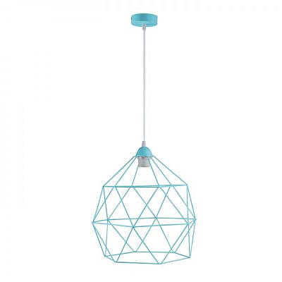 Підвіс Светкомплект Loft 3335 1x40 Вт E27 блакитний