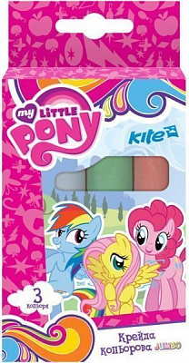 Крейда кольорова «My Little Pony», 3 шт.