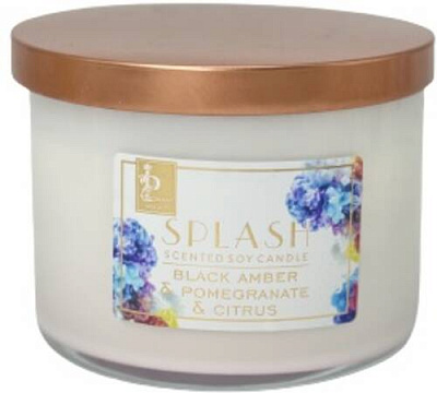 Свічка ароматична Pako-If Splash Чорна амбра-гранат-цитрус 2116
