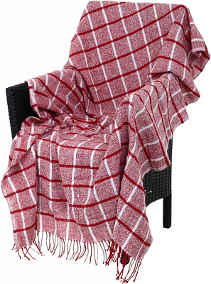 Плед 130x180 см червоний Sensio