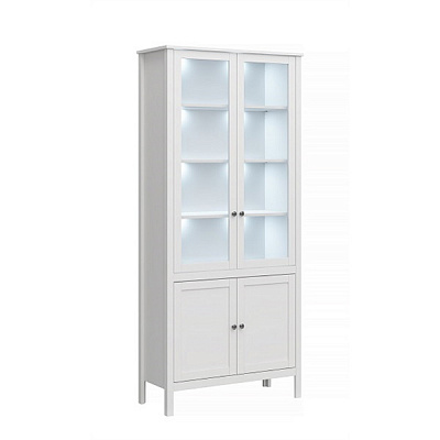 Витрина Mebelbos OLE 2d2w белый 