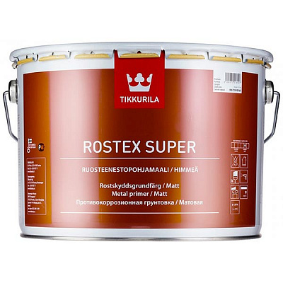 Грунт Tikkurila Rostex Super червоно-коричневий 1 л