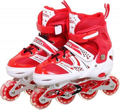 Роликові ковзани Shantou SC190158, зі світлом, 3 кольори р. 35-38
