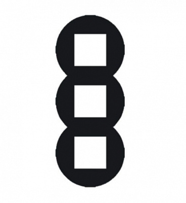 Рамка трехместная Efapel Quadro Siza Viera универсальная черный матовый 45931 TPM