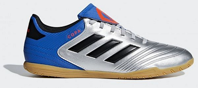 Бутсы Adidas COPA TANGO 17.4 IN DB2448 р. UK 7 серебристый
