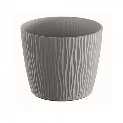 Горщик для квітів Prosperplast SANDY 150 мм круглий 2,75л сірий (26415-405)
