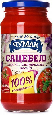 Соус Чумак Сацебели с овощами 440 г