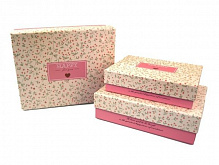 Коробка подарочная C210-2 Розовая 22х17х6.5 см