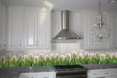 Наклейка на кухонный фартук Zatarga Тюльпаны 01 Z180102 65x250 см