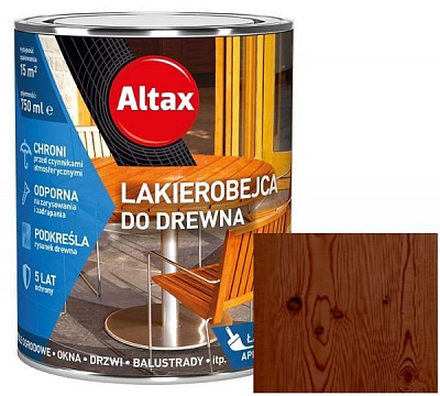 Лакобейц для древесины Altax палисандр сатиновый глянец 0,75 л