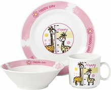Набор детской посуды Happy Day 3 предмета (D1210) Limited Edition