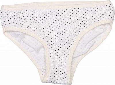 Трусы для девочки Моя планета Тд100 р.92 белый с принтом 