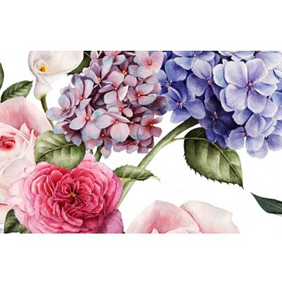 Декор Golden Tile Gortenzia Мікс №6 72Б361 250х400 мм