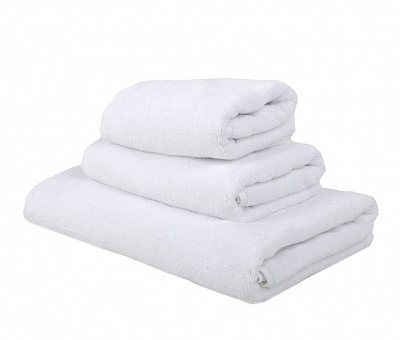 Рушник махровий 50x90 см білий HoReCa