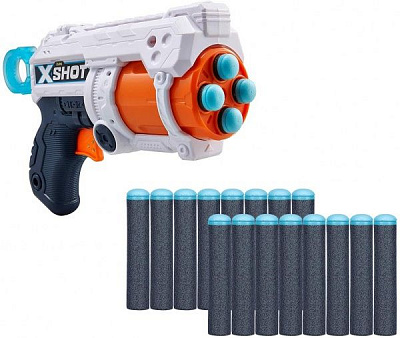 Скорострельный бластер Zuru X-Shot Excel Fury 4 (16 патронов) 36377Z