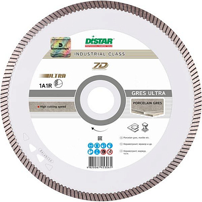 Диск алмазний відрізний Distar 1A1R Gres Ultra 180x1,4x25,4 керамограніт, кераміка, мармур RP25T