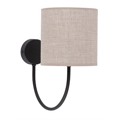 Бра TK Lighting Torens 1PL-4630 1x15 Вт E27 черный/серый 