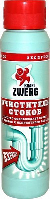 Средство для чистки труб Kraft Zwerg Экспресс 500 г