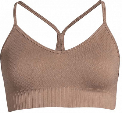 Бра Casall SEAMLESS GRAPHICAL RIB SPORTS TOP 22210-446 р.M коричневый