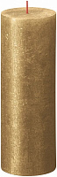 Свічка Рустік стовпчик SHIMMER 190/68 золото Bolsius