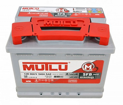 Автомобільний акумулятор Mutlu 12V60Ah 510 EN R (LB2) SERIA 2, 242x175х190мм