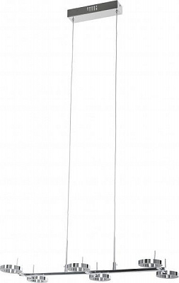 Люстра подвесная Интеркласс НСБ 04-6хХХ-310 6x4,5 Вт хром MD8065-6 