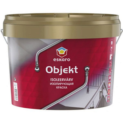 Краска Eskaro Objekt белый 0,9л 1,4кг
