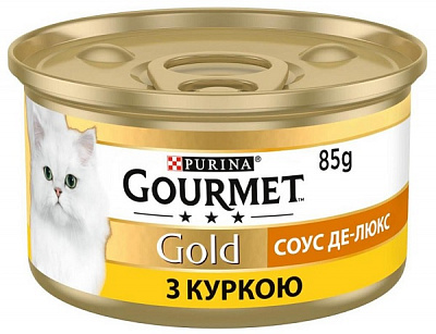 Корм Gourmet Соус Де-Люкс з куркою 85 г