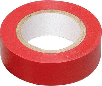 Ізострічка 0.13х19мм 20м червона ПВХ 1319-20RD