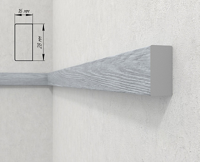 Молдинг 174-184 2800x16x28мм