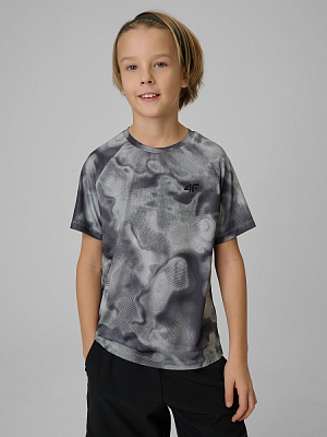 Футболка 4F 4FJWSS26TFTSM1971-25A р.146 серый