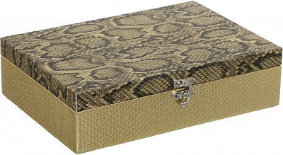 Скринька Пітон 26,5х18,5х7 см із золотом
