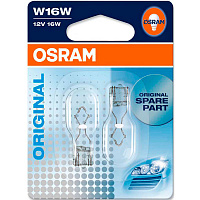 Лампа розжарювання Osram (921) W16W W2.1x9.5d 12 В 16 Вт 2 шт 3200
