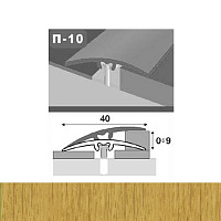 Порожек П10 King Floor радиальный скрытый крепеж 40x900 мм дуб натуральный