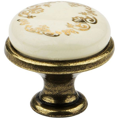 Мебельная ручка DG 193 AB/MLK латунь DC