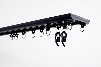 Карниз Karniz plus MS-2 подвійний 300 см чорний 1 шт.