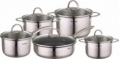 Набор посуды Shadow 10 предметов Flamberg Premium
