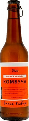 Комбуча Jiva Спайсі Ройбуш з настоєм ройбуш 0,33 л (4820228090050)