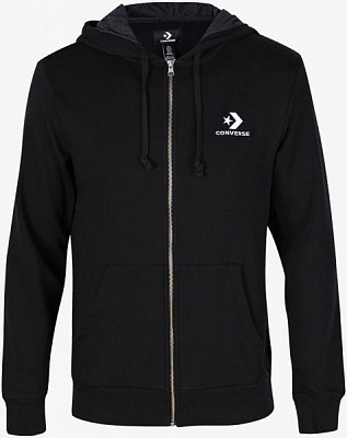 Джемпер Converse Star Chevron Emb FZ Hoodie FT 10008925-001 р. L чорний