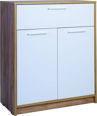 Комод Nowy Styl COTTA 1Ш2Д 710х883х354 дуб золотий/білий