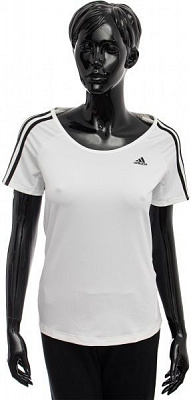 Футболка Adidas BASIC 3S P TEE AZ5830 2XS білий