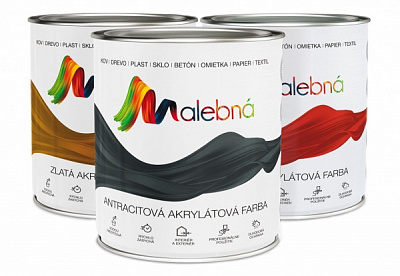 Эмаль акриловая Chemolak MALEBNA фиолетовый полуглянец 0,7л