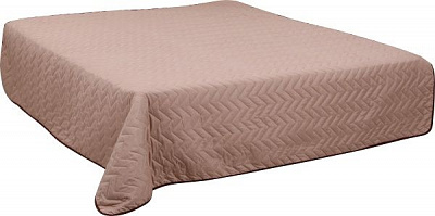 Покрывало Билтекс Cappuccino 215x240 см UP! (Underprice) коричневый с бежевым 